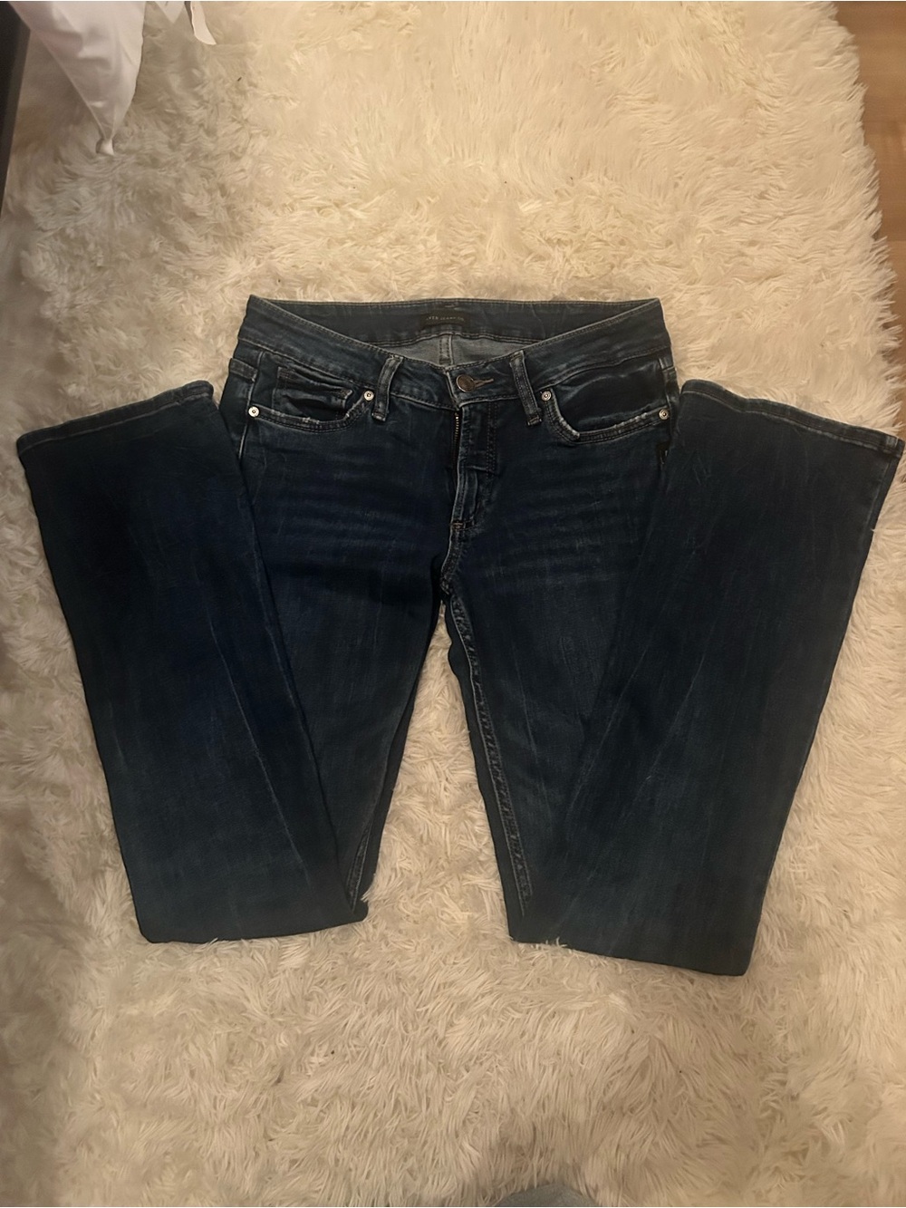 Silver Jeans Women's Dark Blue Boot Cut Jeans